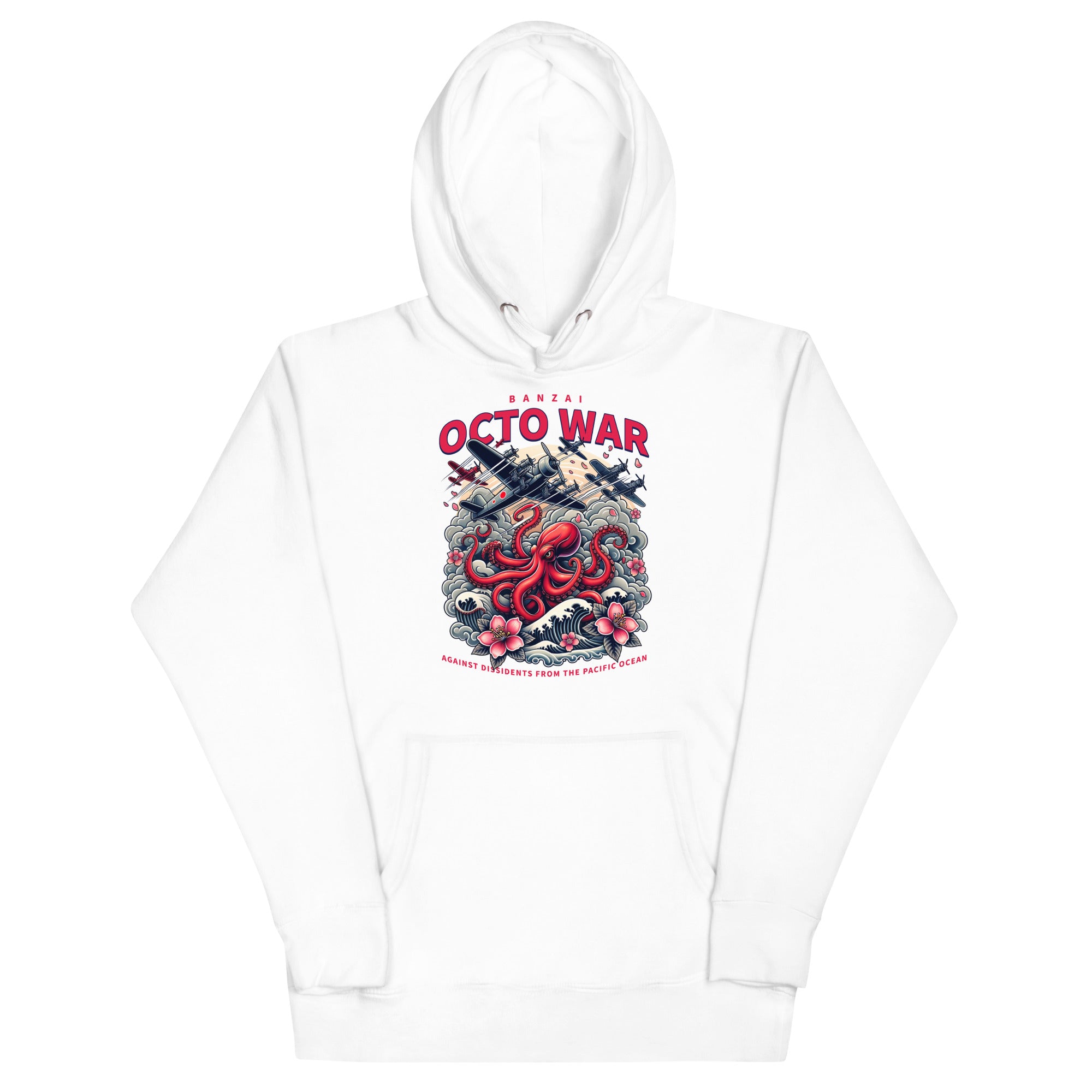 Premium unisex hoodie with detailed octopus artwork, edgy streetwear look and comfortable fit