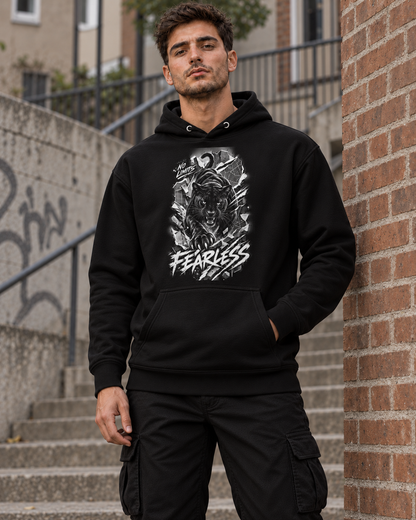 VYZEE – "NO LIMITS" FEARLESS PANTHER UNISEX KAPUZENPULLOVER / HOODIE