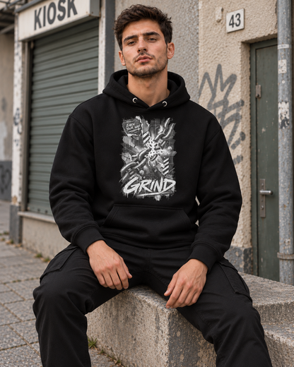 VYZEE – "EARN YOUR WAY" GRIND UNISEX KAPUZENPULLOVER / HOODIE