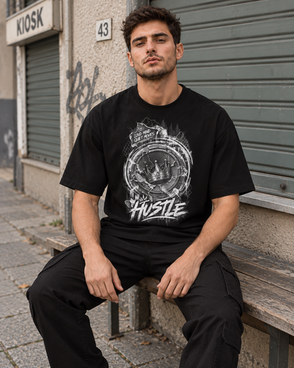 VYZEE – "LOUD MIND QUIET MOVES" OVERSIZED UNISEX BIO-T-SHIRT