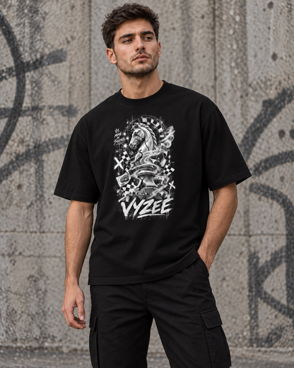 VYZEE – "MOVE IN SILENCE" KNIGHT UNISEX T-SHIRT