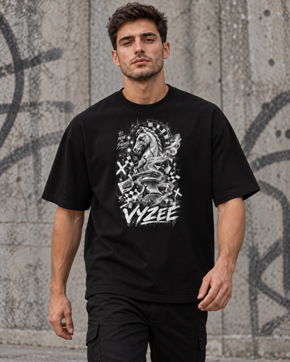 VYZEE – "MOVE IN SILENCE" KNIGHT UNISEX T-SHIRT